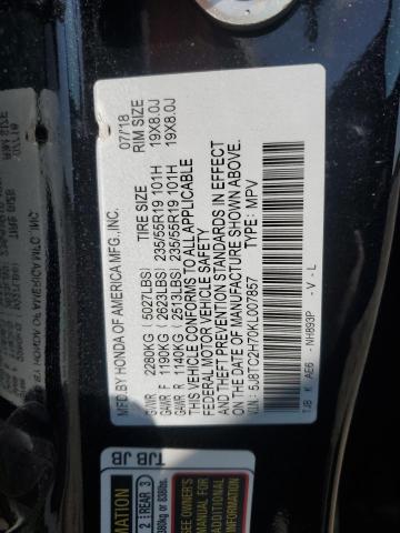 5J8TC2H70KL007857 - 2019 ACURA RDX ADVANCE BLACK photo 13