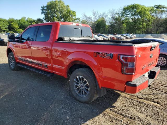 1FTFW1E42LFA65346 - 2020 FORD F150 SUPERCREW RED photo 2