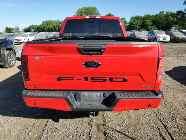 1FTFW1E42LFA65346 - 2020 FORD F150 SUPERCREW RED photo 6