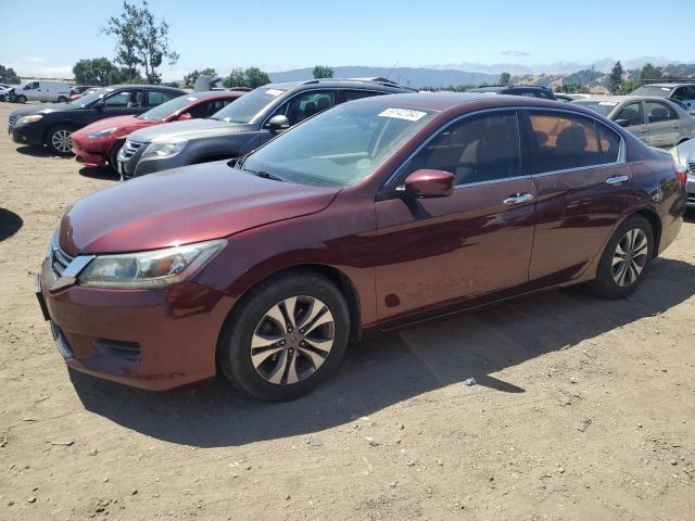 1HGCR2F36DA178576 - 2013 HONDA ACCORD LX BURGUNDY photo 1