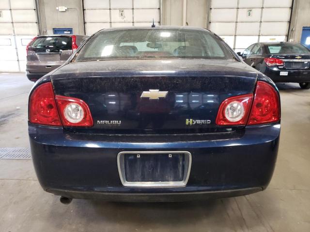 1G1ZF57589F102816 - 2009 CHEVROLET MALIBU HYBRID BLUE photo 6