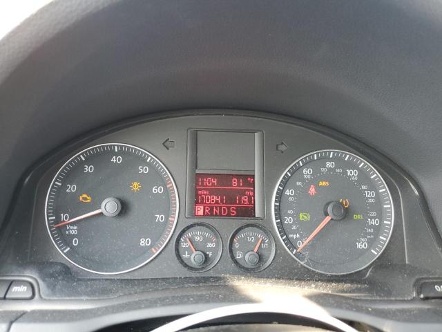 3VWEF71K57M182523 - 2007 VOLKSWAGEN JETTA WOLFSBURG 银色 照片 9