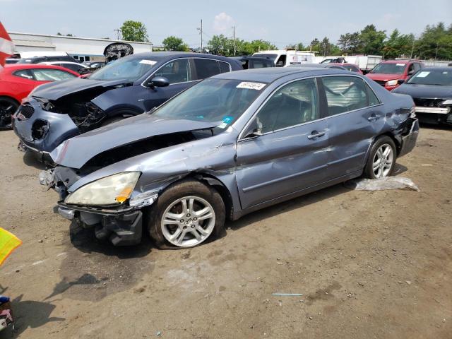 1HGCM55847A099747 - 2007 HONDA ACCORD EX BLUE photo 1