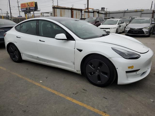 5YJ3E1EA9MF022057 - 2021 TESLA MODEL 3 WHITE photo 4