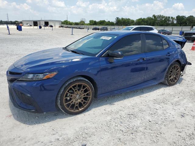 4T1G11AK3PU079311 - 2023 TOYOTA CAMRY SE NIGHT SHADE BLUE photo 1