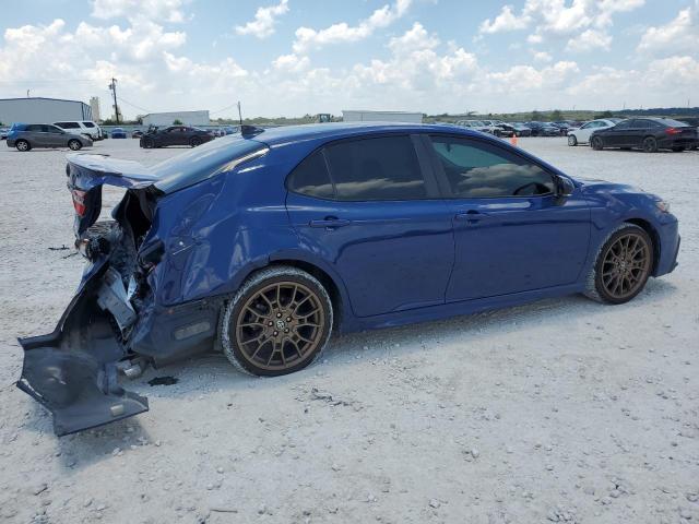 4T1G11AK3PU079311 - 2023 TOYOTA CAMRY SE NIGHT SHADE BLUE photo 3
