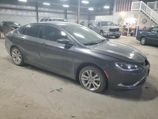 1C3CCCAB3FN502989 - 2015 CHRYSLER 200 LIMITED GRAY photo 4