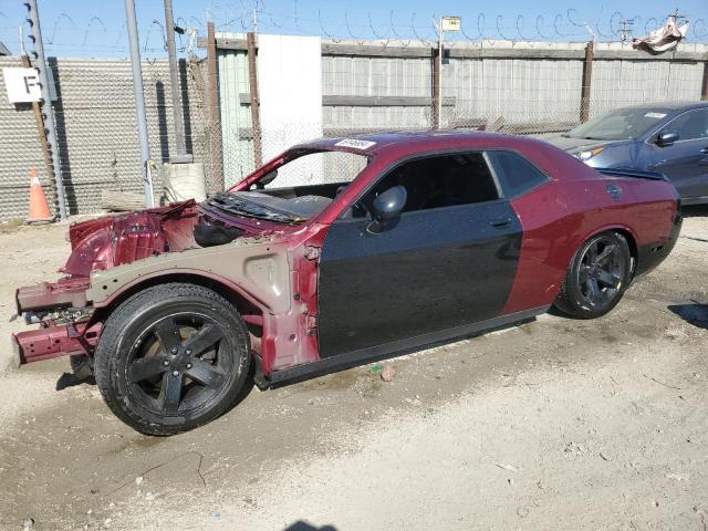 2C3CDZFJ2KH747575 - 2019 DODGE CHALLENGER R/T SCAT PACK BURGUNDY photo 1