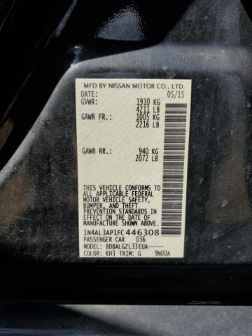 1N4AL3AP1FC446308 - 2015 NISSAN ALTIMA 2.5 BLACK photo 13