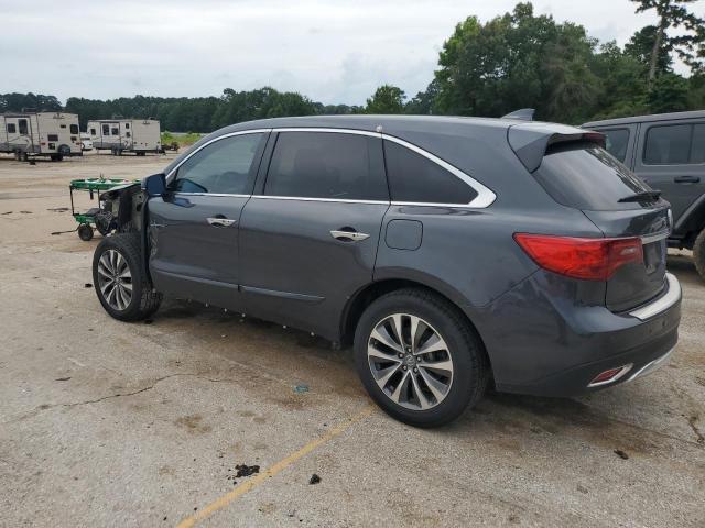 5FRYD3H40EB018540 - 2014 ACURA MDX TECHNOLOGY CHARCOAL photo 2