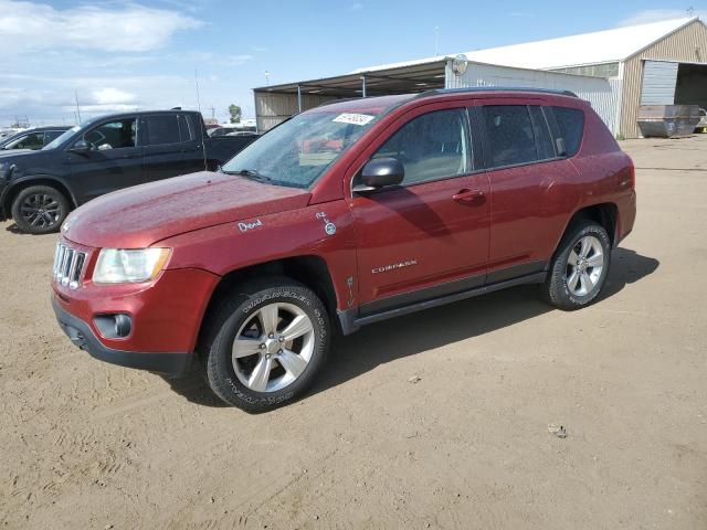 1C4NJDEB1CD524906 - 2012 JEEP COMPASS LATITUDE RED photo 1