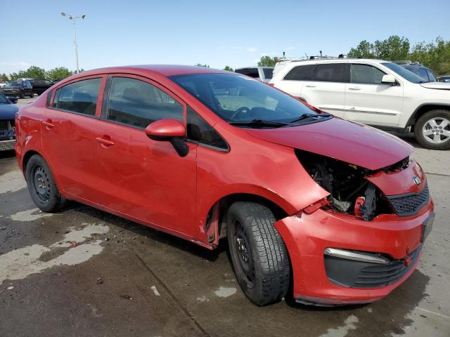 KNADM4A3XH6026424 - 2017 KIA RIO LX RED photo 4