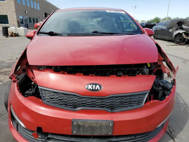 KNADM4A3XH6026424 - 2017 KIA RIO LX RED photo 5