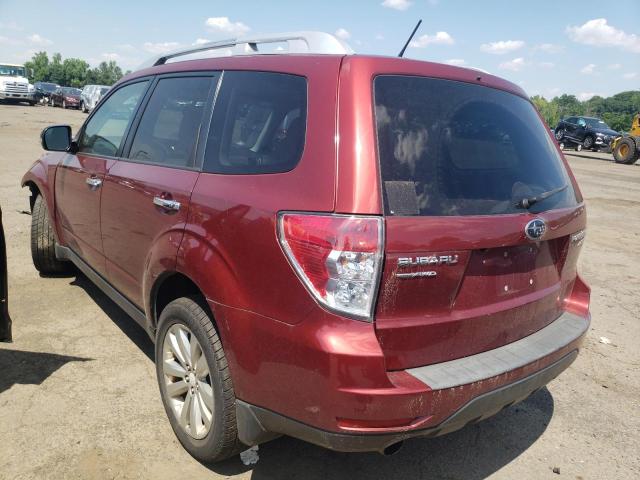 JF2SHAGC5CH410260 - 2012 SUBARU FORESTER TOURING BURGUNDY photo 2