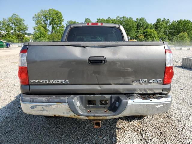 5TBDT44105S475065 - 2005 TOYOTA TUNDRA DOUBLE CAB SR5 GRAY photo 6