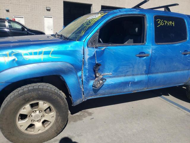 5TEJU62N96Z207290 - 2006 TOYOTA TACOMA DOUBLE CAB PRERUNNER BLUE photo 9