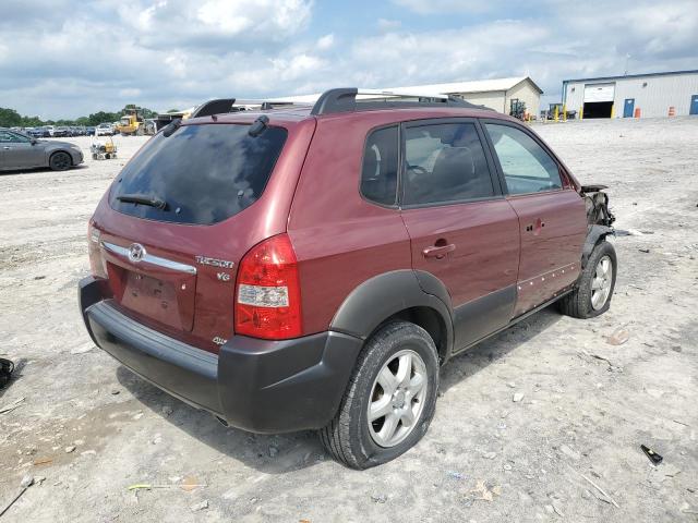 KM8JN72D65U140502 - 2005 HYUNDAI TUCSON GLS MAROON photo 3