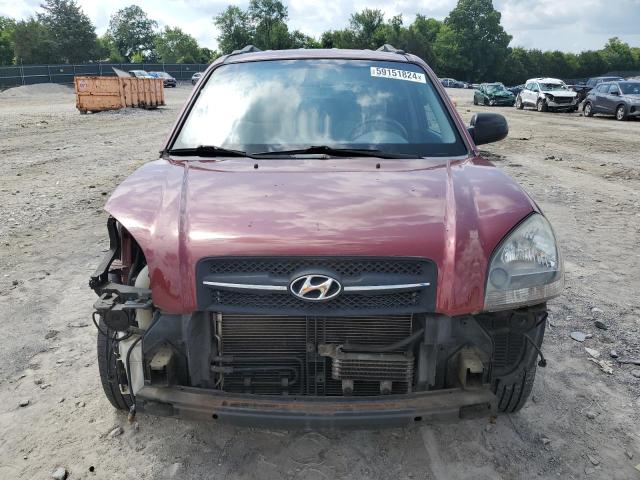 KM8JN72D65U140502 - 2005 HYUNDAI TUCSON GLS MAROON photo 5