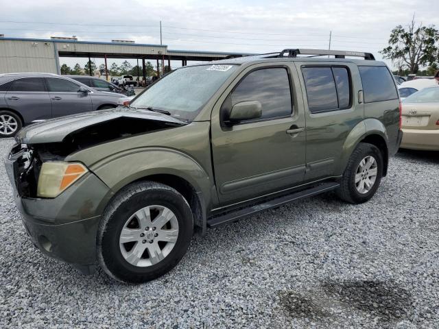 5N1AR18UX5C740258 - 2005 NISSAN PATHFINDER LE GREEN photo 1