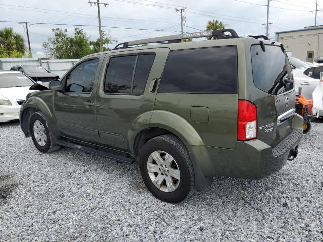 5N1AR18UX5C740258 - 2005 NISSAN PATHFINDER LE GREEN photo 2