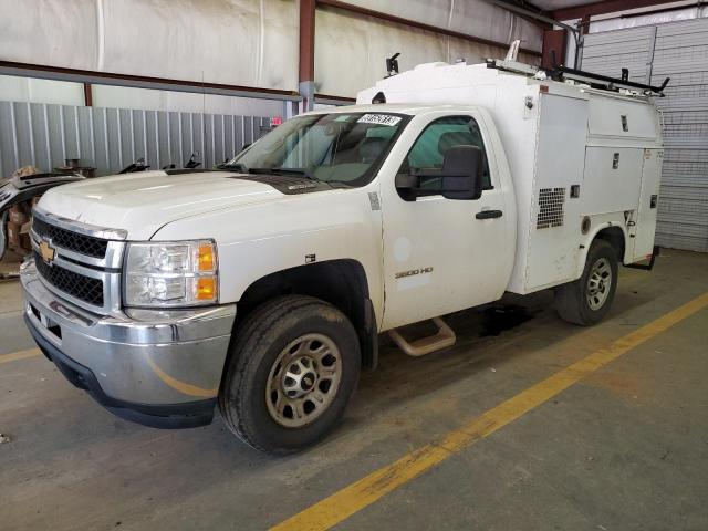 1GB3CZCG0DF232901 - 2013 CHEVROLET SILVERADO C3500 WHITE photo 1