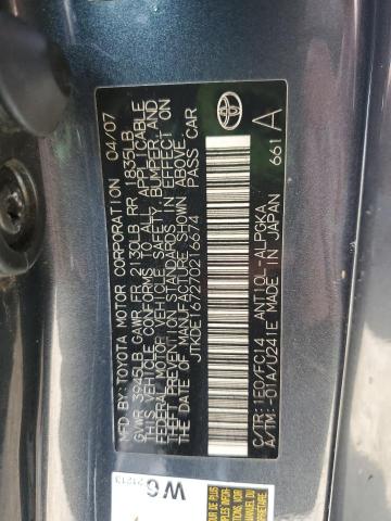 JTKDE167270216674 - 2007 TOYOTA SCION TC 蓝色 照片 12