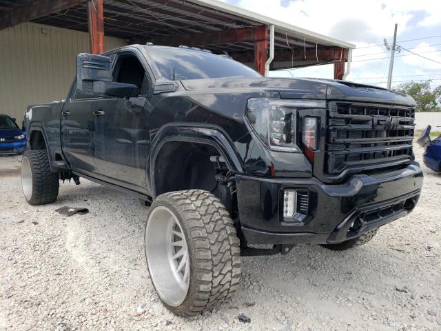 1GT49PEY8NF357378 - 2022 GMC SIERRA K2500 AT4 BLACK photo 4