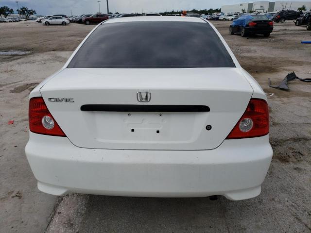1HGEM22154L078999 - 2004 HONDA CIVIC DX VP Weiß Foto 6