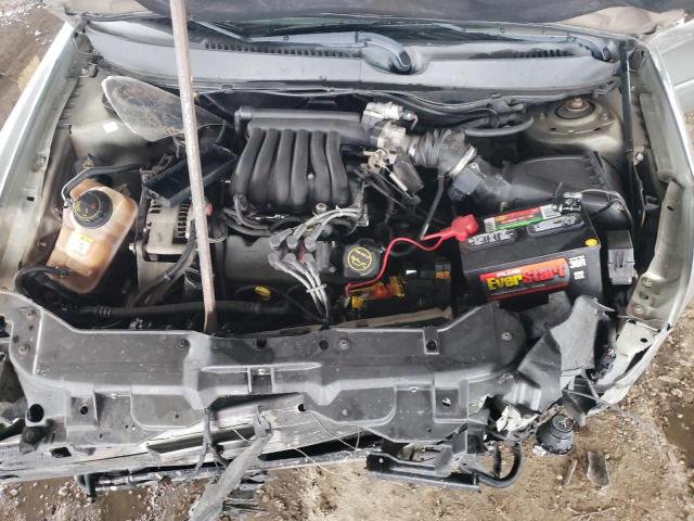 1FAHP55U32A155989 - 2002 FORD TAURUS SES GRAY photo 11