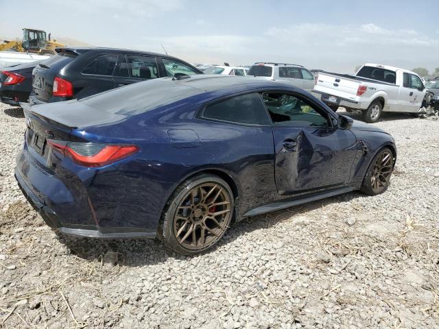WBS33AZ08MCH02306 - 2021 BMW M4 COMPETITION BLUE photo 3