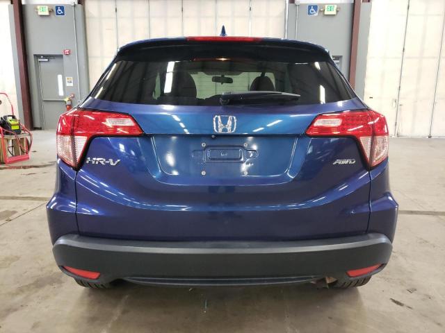 3CZRU6H58HM717490 - 2017 HONDA HR-V EX BLUE photo 6