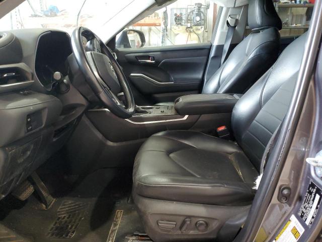 5TDGZRAH2MS523780 - 2021 TOYOTA HIGHLANDER XLE Մոխրագույն լուսանկար 7