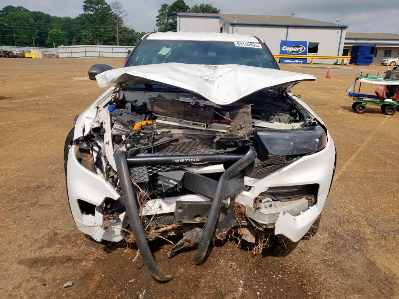 1FM5K8AW4MNA19916 - 2021 FORD EXPLORER POLICE INTERCEPTOR Սպիտակ լուսանկար 5