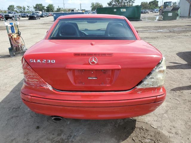 WDBKK49F63F283537 - 2003 MERCEDES-BENZ SLK 230 KOMPRESSOR RED photo 6