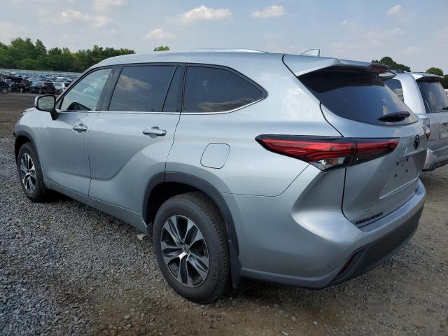 5TDGZRBH5LS055122 - 2020 TOYOTA HIGHLANDER XLE SILVER photo 2