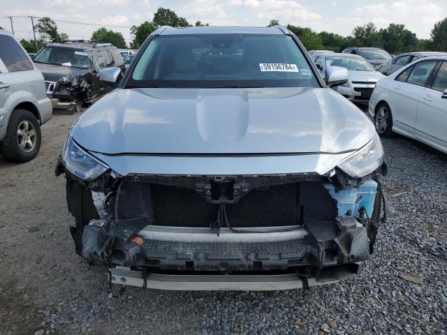 5TDGZRBH5LS055122 - 2020 TOYOTA HIGHLANDER XLE SILVER photo 5