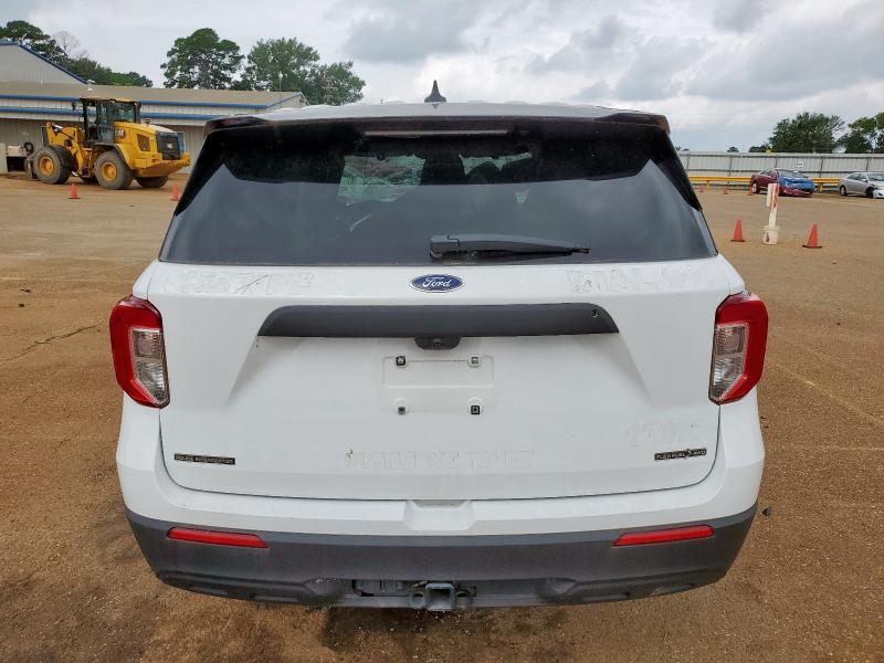 1FM5K8AB5RGA66400 - 2024 FORD EXPLORER POLICE INTERCEPTOR თეთრი ფოტო 6