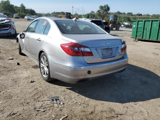 KMHGC4DD6CU167563 - 2012 HYUNDAI GENESIS 3.8L SILVER photo 3