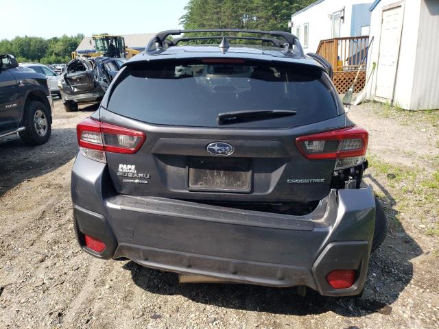 JF2GTAEC3M8358605 - 2021 SUBARU CROSSTREK PREMIUM GRAY photo 6