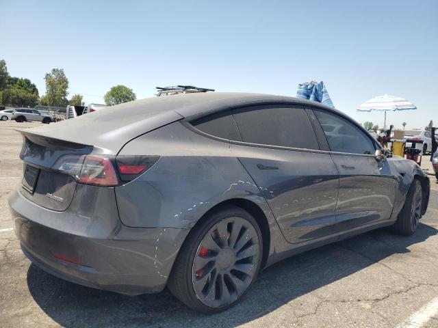 5YJ3E1ECXNF318935 - 2022 TESLA MODEL 3 灰色 照片 3