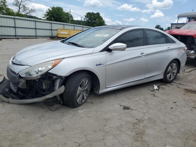 KMHEC4A48DA068788 - 2013 HYUNDAI SONATA HYBRID SILVER photo 1