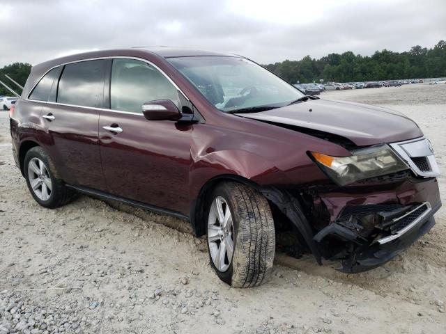 2HNYD2H25AH534028 - 2010 ACURA MDX MAROON photo 4