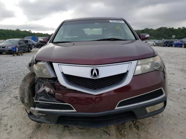 2HNYD2H25AH534028 - 2010 ACURA MDX MAROON photo 5