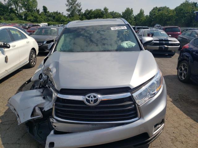 5TDJKRFH8FS224526 - 2015 TOYOTA HIGHLANDER XLE Gümüş foto 5