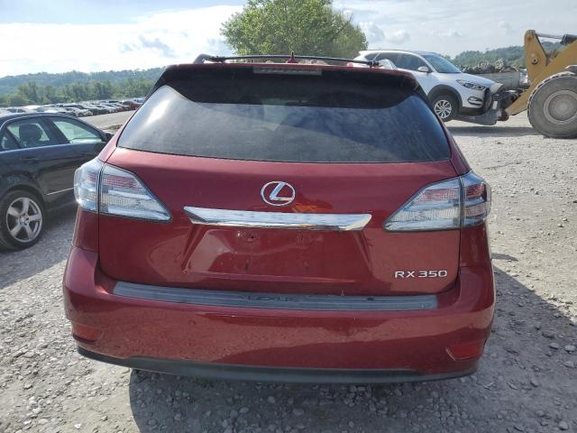 2T2ZK1BA8BC045026 - 2011 LEXUS RX 350 RED photo 6