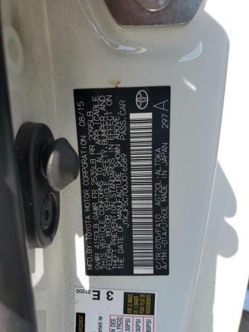 JTKJF5C70GJ016589 - 2016 TOYOTA SCION TC თეთრი ფოტო 12