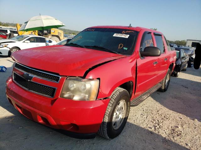 3GNEC12097G299632 - 2007 CHEVROLET AVALANCHE C1500 RED photo 2