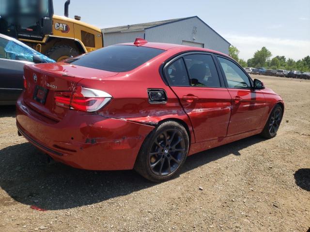 WBA8B3C51GK384209 - 2016 BMW 340 I RED photo 3