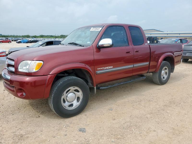 5TBRN34174S446719 - 2004 TOYOTA TUNDRA ACCESS CAB SR5 BURGUNDY photo 1