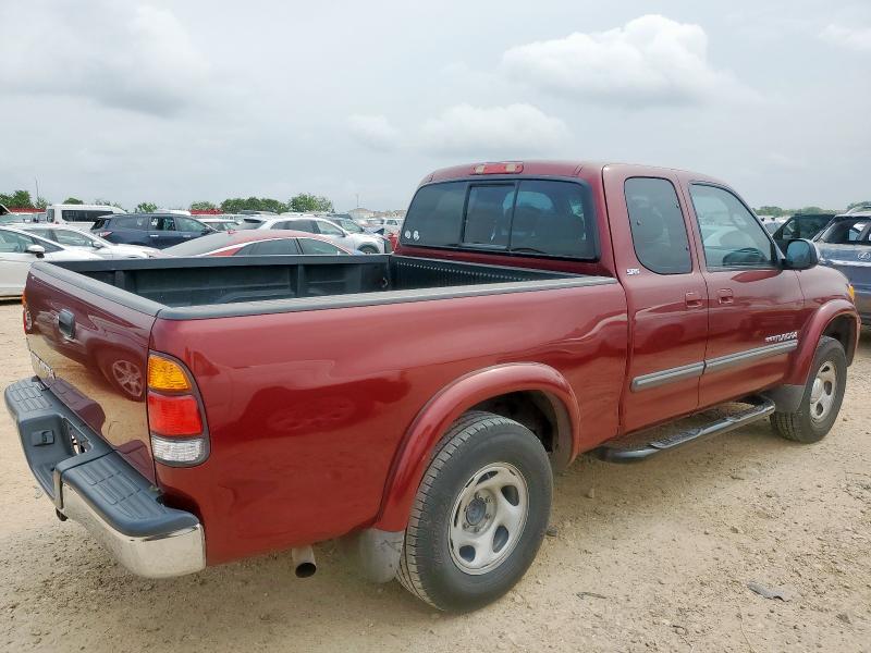5TBRN34174S446719 - 2004 TOYOTA TUNDRA ACCESS CAB SR5 BURGUNDY photo 3